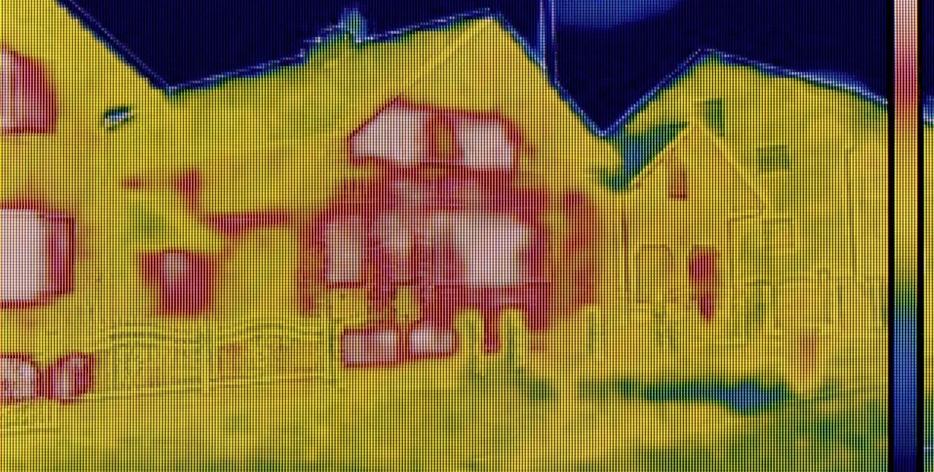 Thermal leak detection locating a hidden plumbing leak